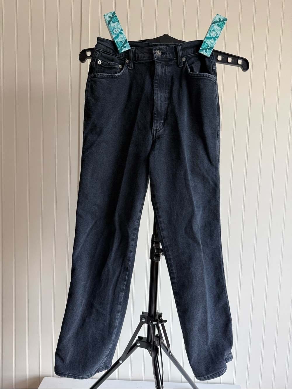 Agolde Women's Straight-Leg Jeans in Dark Navy